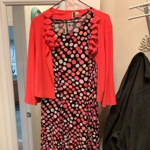 Sleeveless dress with jacket